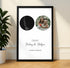 Personalized Coordinates Map Print – Star Map Combo - Customizer