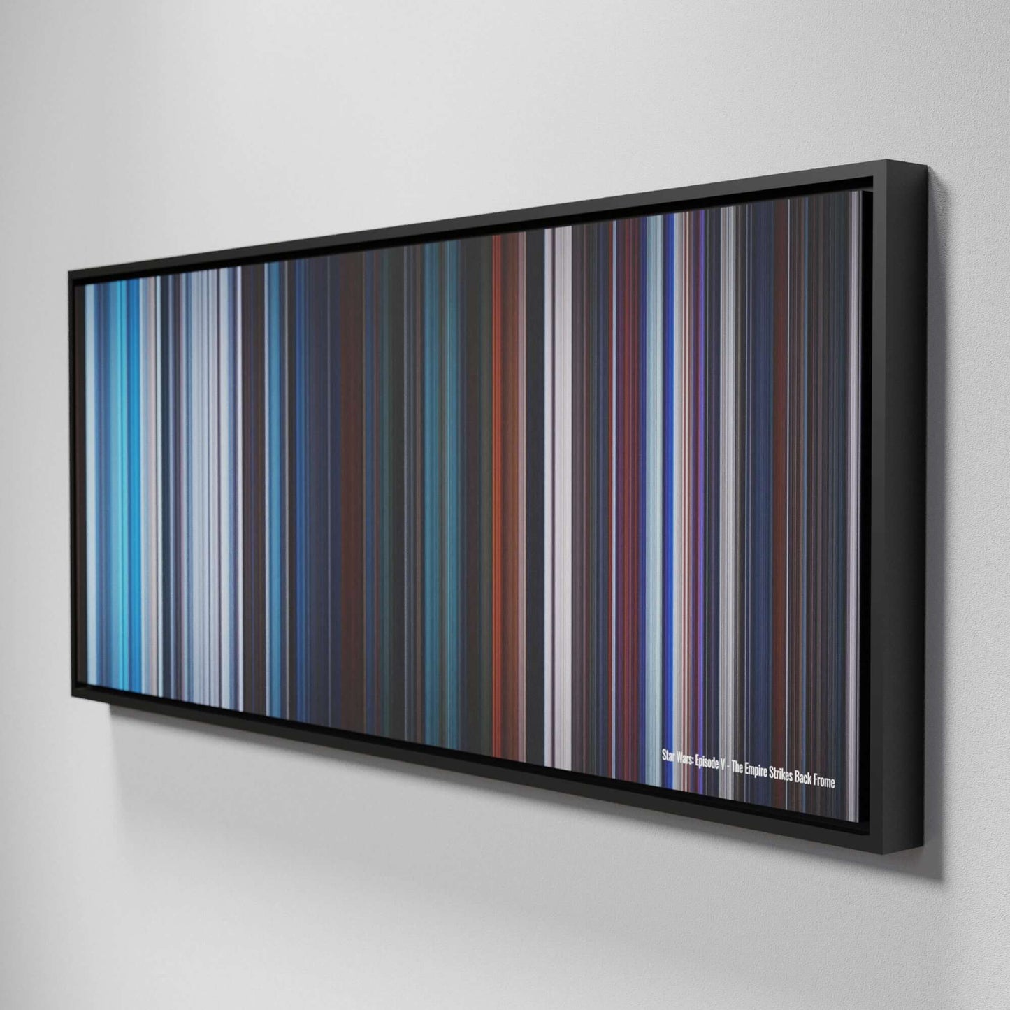 Side view of Framed Buff's of Star Wars: Episode V - The Empire Strikes Back Frome on the wall