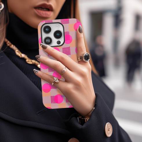 Blush Dot Elegance - Case