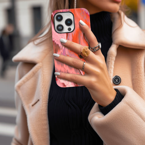 Verdant Crimson Mosaic