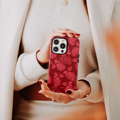 Crimson Bloom Elegance - Case