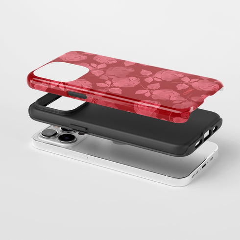 Crimson Bloom Elegance - Case