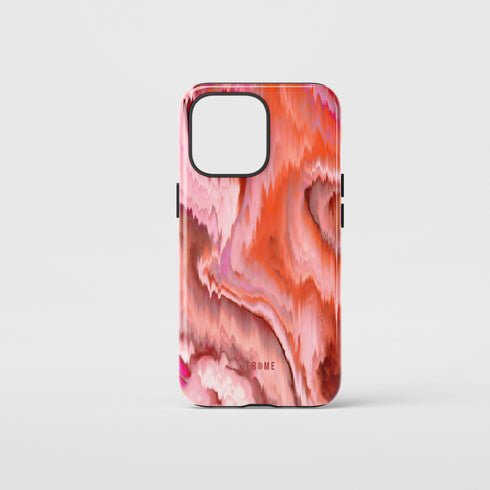 Verdant Crimson Mosaic