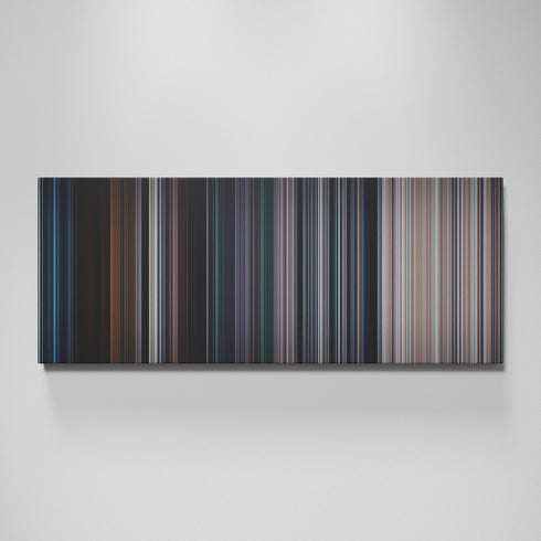 The Avengers movie canvas wall art - color palette print