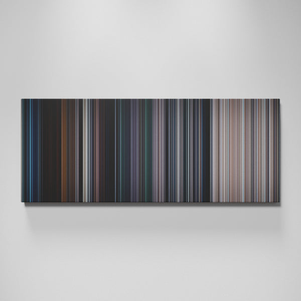 The Avengers movie canvas wall art - color palette print