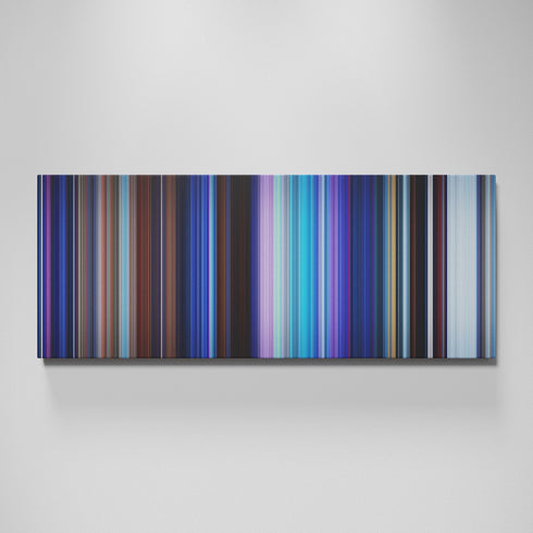 Frozen movie canvas wall art - color palette print