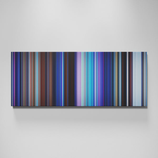 Frozen movie canvas wall art - color palette print