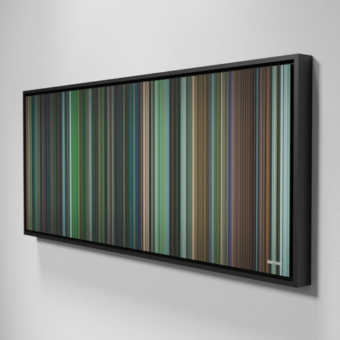 Side view of Framed Buff's of Joker Frome on the wall