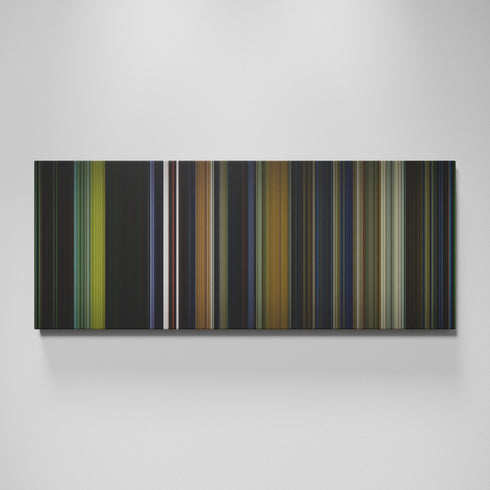 The Matrix movie canvas wall art - color palette print