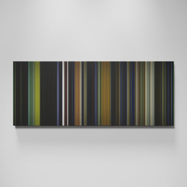 The Matrix movie canvas wall art - color palette print
