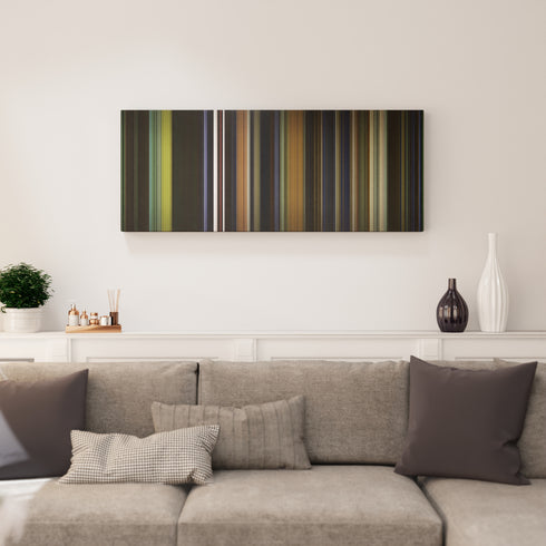 The Matrix canvas print in living room - film wall decor