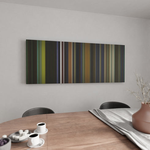 The Matrix canvas wall art in kitchen - movie decor