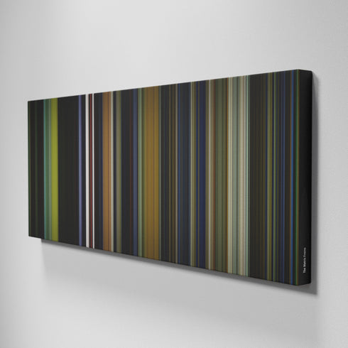 Side view of Buff's of The Matrix Frome on the wall