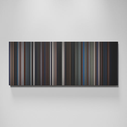 The Dark Knight movie canvas wall art - color palette print