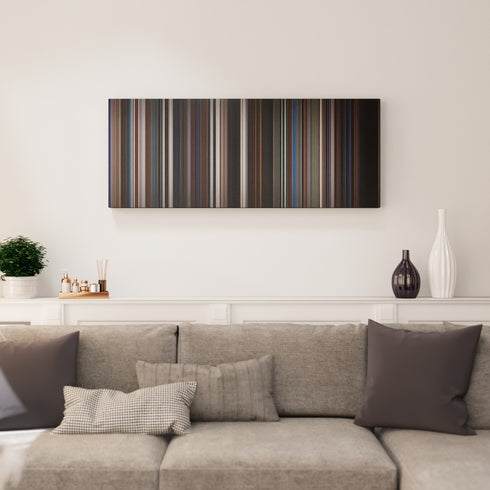 The Dark Knight canvas print in living room - film wall decor