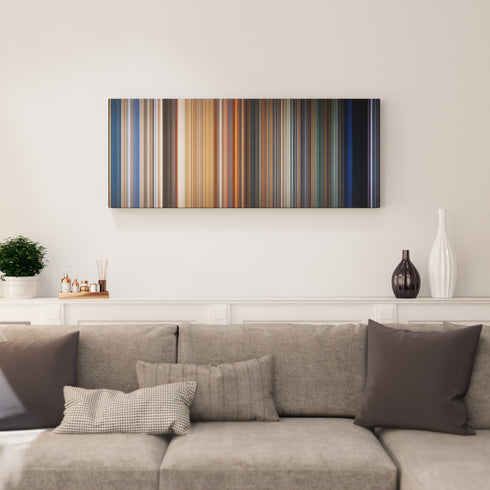 Titanic canvas print in living room - film wall decor