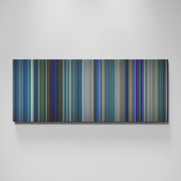 Avatar movie canvas wall art - color palette print
