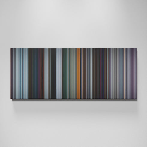 Deadpool movie canvas wall art - color palette print