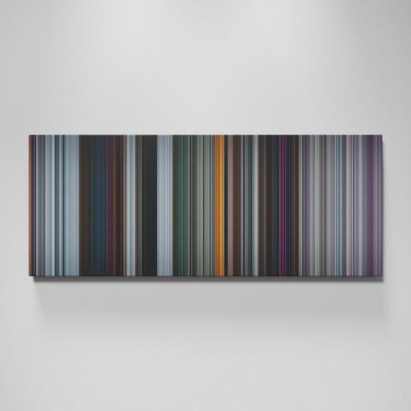 Deadpool movie canvas wall art - color palette print