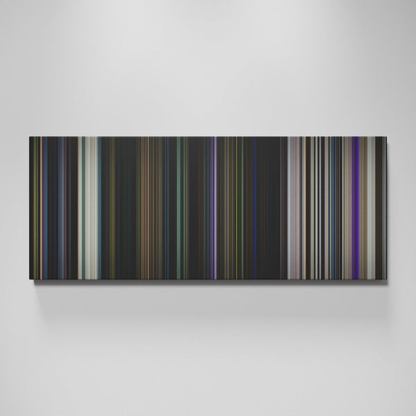 Guardians of the Galaxy movie canvas wall art - color palette print