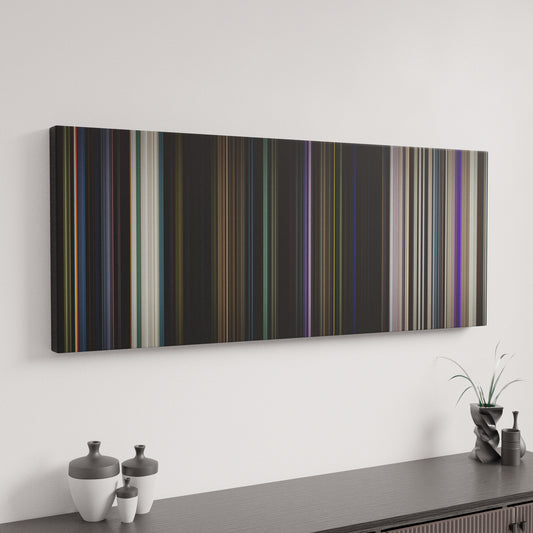 Minimal interior design with Guardians of the Galaxy Frome on the wall