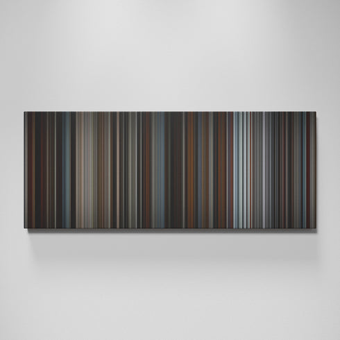 Inception movie canvas wall art - color palette print