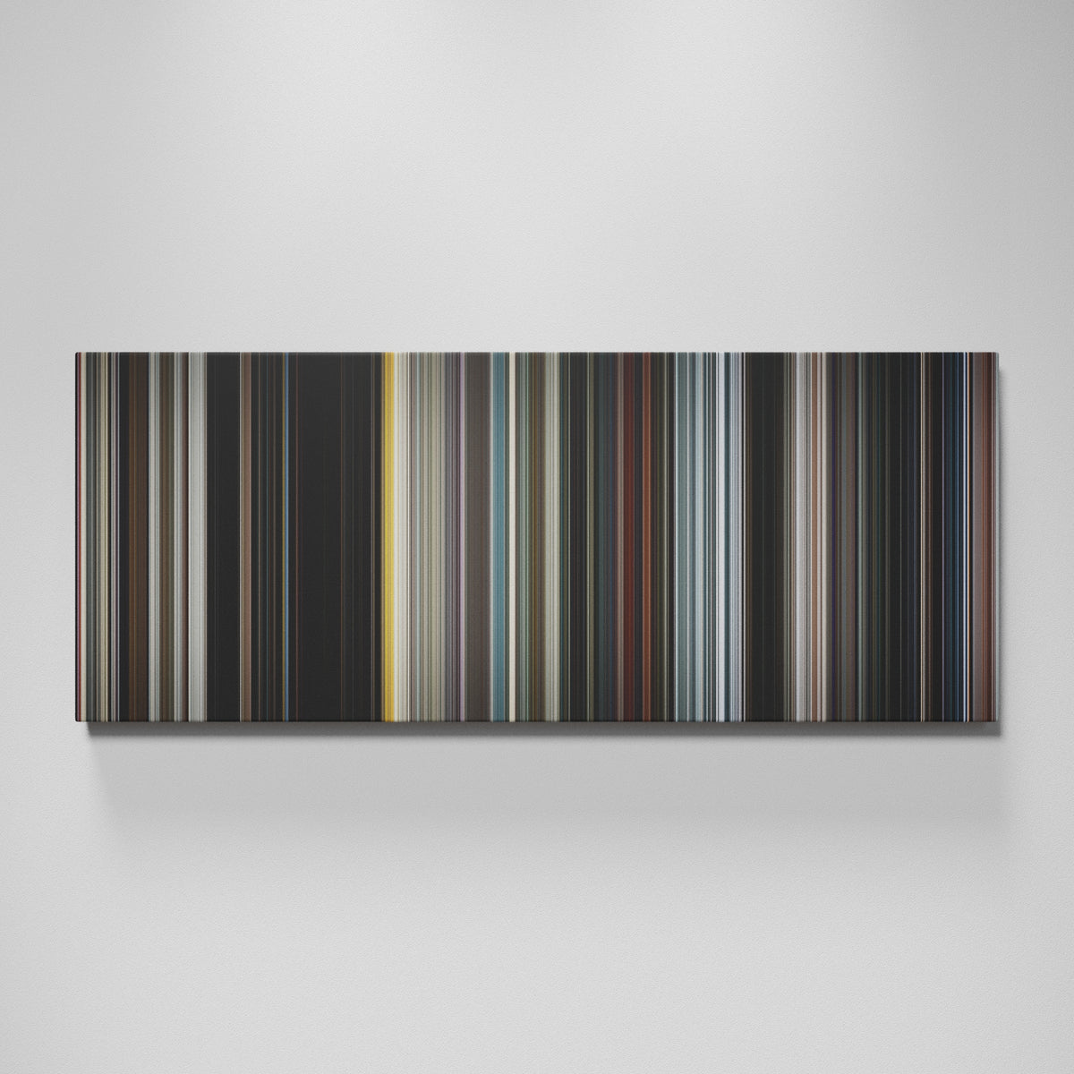 Iron Man movie canvas wall art - color palette print