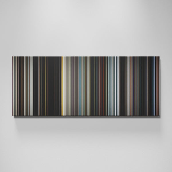 Iron Man movie canvas wall art - color palette print