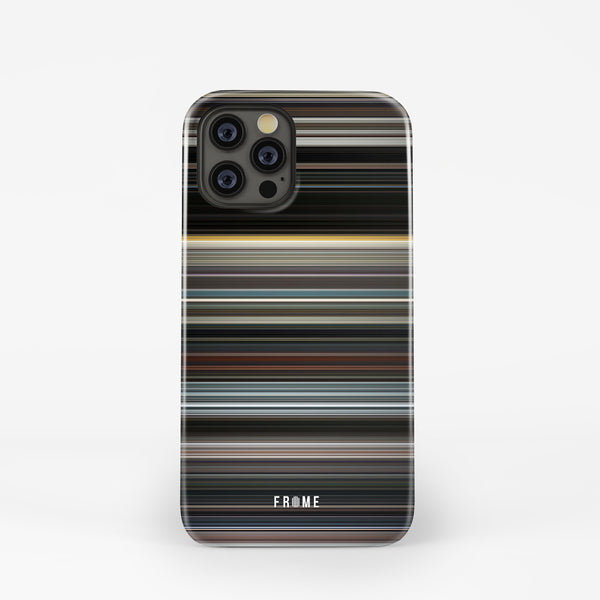 Front view of iron man Frome Snap phone case