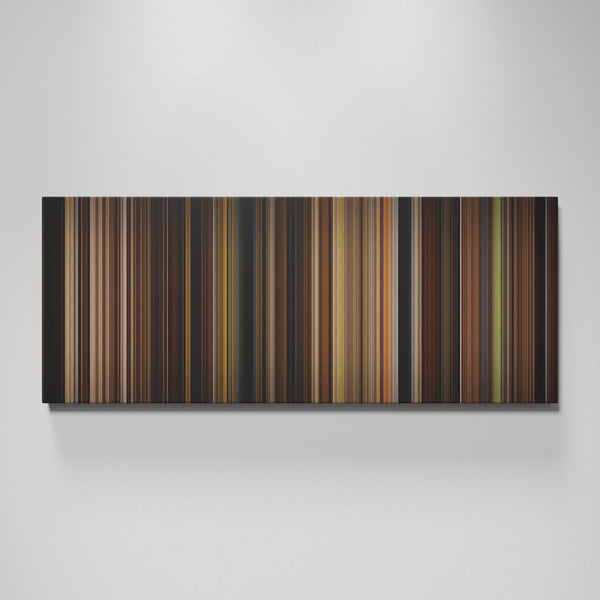 The Godfather movie canvas wall art - color palette print