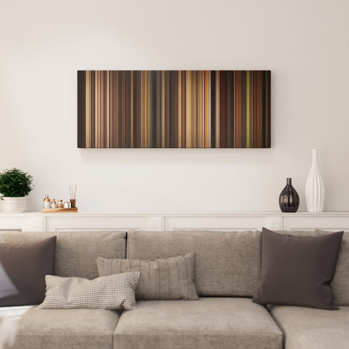 Living room interior with The Godfather Frome on the wall