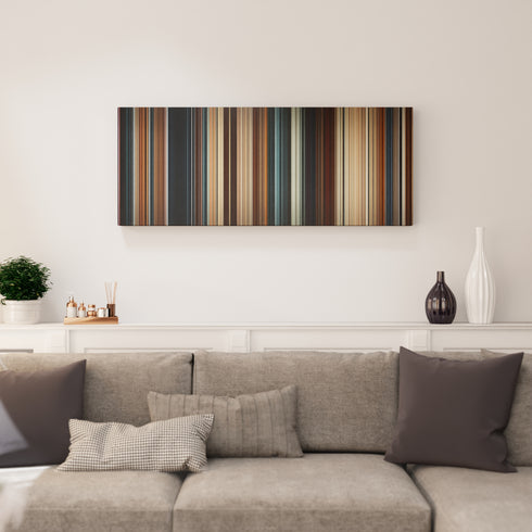 Thor canvas print in living room - film wall decor
