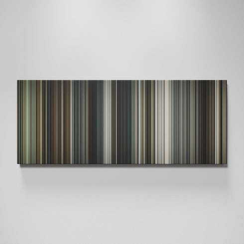 Interstellar movie canvas wall art - color palette print