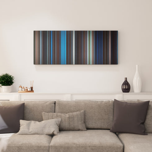 Living room interior with 20,000 Leagues Under the Sea Frome on the wall