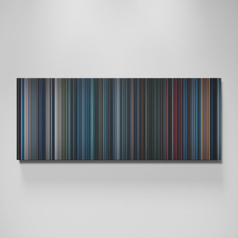 Aliens movie canvas wall art - color palette print
