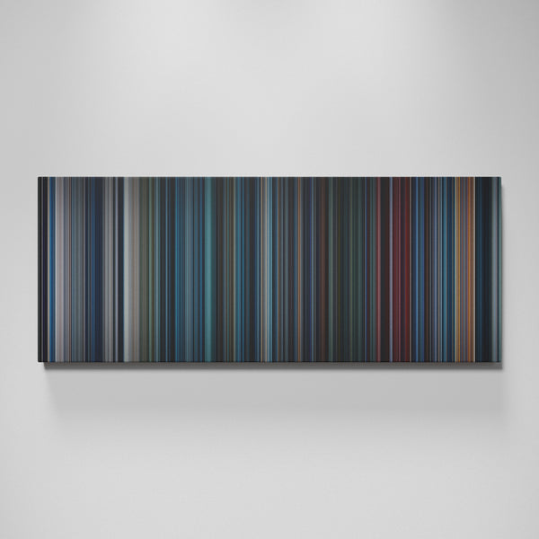 Aliens movie canvas wall art - color palette print