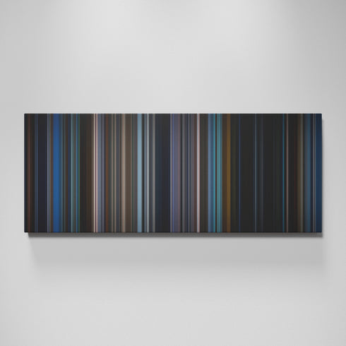 Unbreakable movie canvas wall art - color palette print