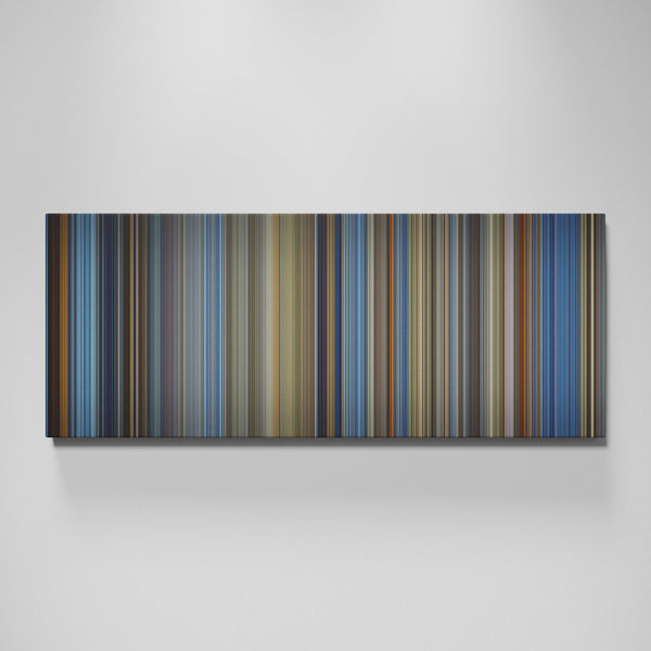 Top Gun movie canvas wall art - color palette print