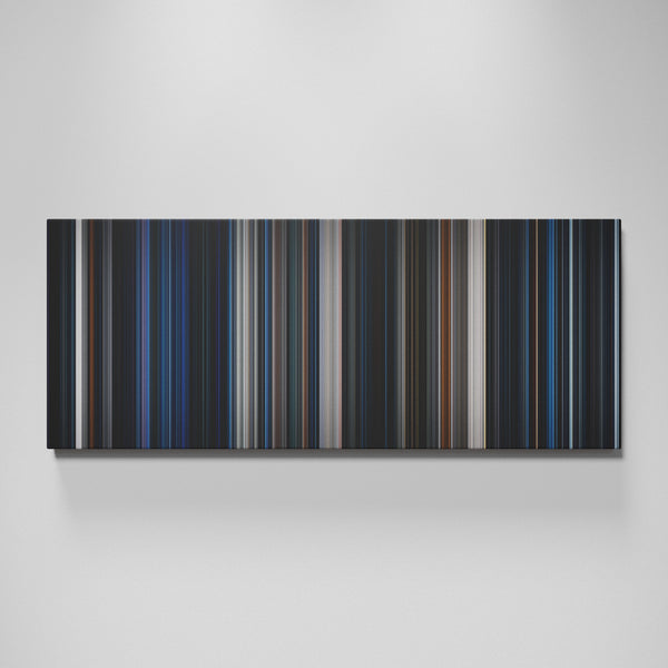 Alien movie canvas wall art - color palette print