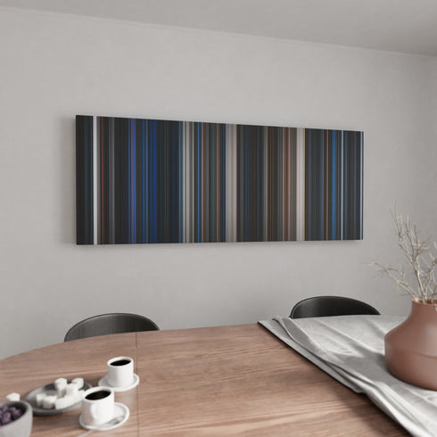 Alien canvas wall art in kitchen - movie decor