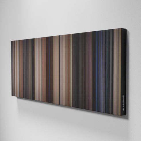 Side view of Buff's of Back To The Future Frome on the wall