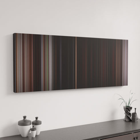 The Goonies canvas art in modern interior - movie color palette