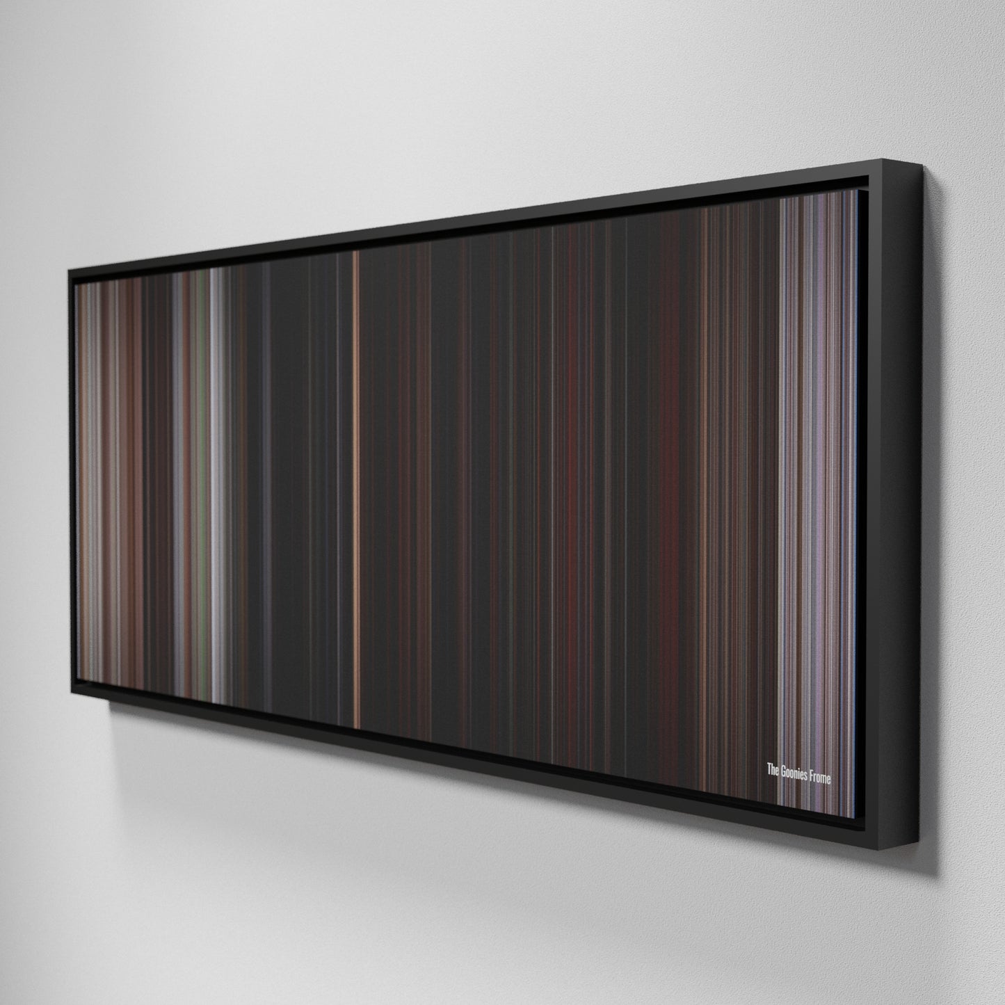 Side view of Framed Buff's of The Goonies Frome on the wall