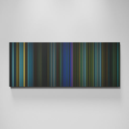 John Wick movie canvas wall art - color palette print