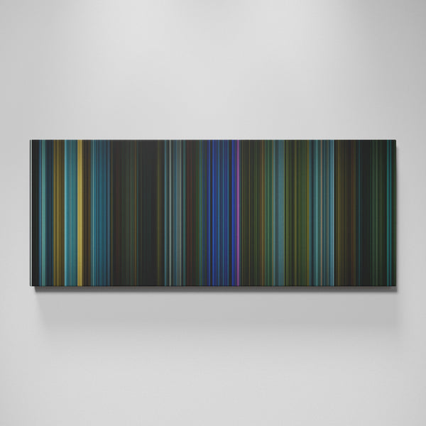 John Wick movie canvas wall art - color palette print