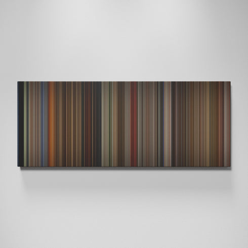 Labyrinth movie canvas wall art - color palette print