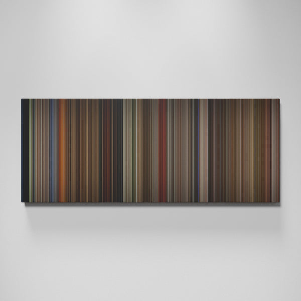 Labyrinth movie canvas wall art - color palette print