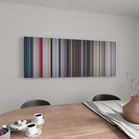 Superman canvas wall art in kitchen - movie decor