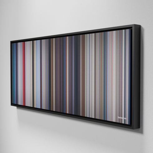 Side view of Framed Buff's of Superman Frome on the wall