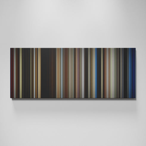 The Notebook movie canvas wall art - color palette print
